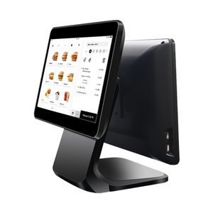 Ordering 15.6 Inch <strong>Desktop</strong> Dual Screen POS <strong>Systems</strong> All in One Machine Capacitive Touch Screen I3 POS Terminal - Product Image 1