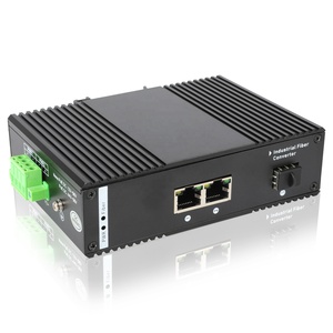 Industrieller Netzwerk-Switch 2 Gigabit-Port 1 SFP-Glasfaser IP40 Arbeiten im Freien Wasserdichter GE Uplink DIN-Schienen-POE-Switch - Product Image 2