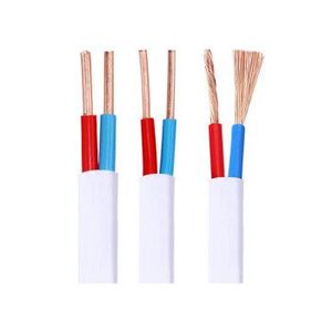 2芯2x0.75/1/<span class=keywords><strong>1.5</strong></span>/2.5/4/6平方毫米电线电缆RVVB H03Vvh2-F平板聚氯乙烯柔性铜绝缘固体导体类型