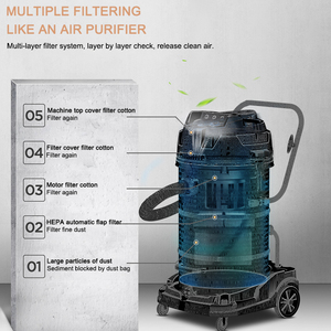 Jien301 3000 T 100L/26Gal yüksek güç W paslanmaz çelik Tank ağır toz büyük endüstriyel elektrikli süpürge ıslak ve kuru - Product Image 5