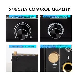 Directional Selection Switcher <strong>Audio</strong> Stereo Splitter Channel Selector Box 3.5 6.5mm 6 in <strong>1</strong> Out for Speaker - Product Image 6