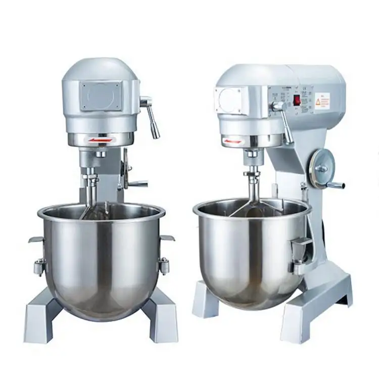 2023 Commercial Automatic Baking Bread Dough Mixing Machine Bakery Spiral Mixer 3 Motors Rotating Dough Kneading Machine