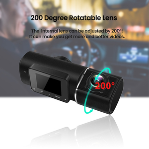 New 1.5'' GPS Dash Cam Full HD 1080P Video Recorder Front <strong>and</strong> Inside Dual Lens Car <strong>Camera</strong> Car Recorder <strong>Camera</strong> - Product Image 4