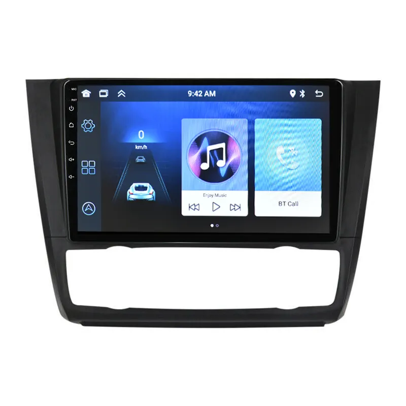 4Core 2G + 32G 1G + 16G Sistema Android Navegación GPS con Carplay inalámbrico Android Auto Car Stereo Radio para BMW E81/E88 Android