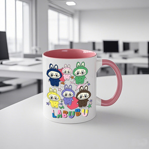 Labubuセラミックマグカスタム印刷ティーコーヒーカップLabubuバルク供給Labuhuキッチンアクセサリー