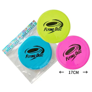 Fabrika doğrudan 17cm plastik uçan disk gerçek renk özelleştirilebilir interaktif spor oyuncakları çocuk açık eğlence spor için - Product Image 4