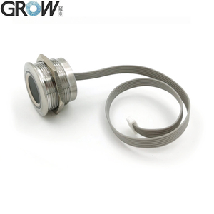 GROW R503S RGB Ring LED Control DC3.3V SH1.0-6pin 150 capacidad módulo capacitivo de huellas dactilares Sensor escáner para Arduino