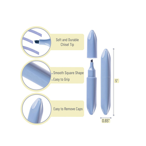 Free Sample Manufacturer Multi-color Single <strong>Chisel</strong> <strong>Tip</strong> Bible <strong>Highlighter</strong> <strong>Marker</strong> Pen Set square Kawaii Text <strong>Markers</strong> with logo - Product Image 3