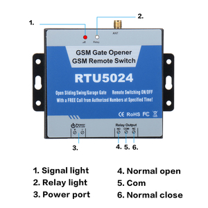 RTU5024 Smart GSM Открыватель ворот gsm контроль доступа gsm реле переключателя 200 пользователя - Product Image 6