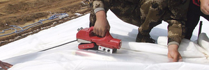 铝盒包装800W塑料焊接机，用于HDPE/PE/LDPE/PVC/EVA/ECB土工膜加入土工膜焊接机 - Product Image 6