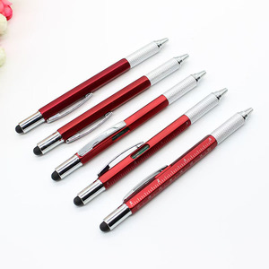 旋转式手机触屏笔光滑金属圆珠笔多功能签字笔 - Product Image 1