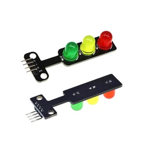 eParthub Mini-LED-Strassenlichtmodul rot gelb grün 5mm 5V Strassenlicht-LED-Anzeige E-Learning Bausteinprogrammierung - Product Image 3