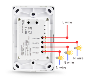 Tuya Zigbee interruttore della luce a pulsante Smart Things Control US AU interruttori a parete meccanici fisici interruttore a pulsante - Product Image 3