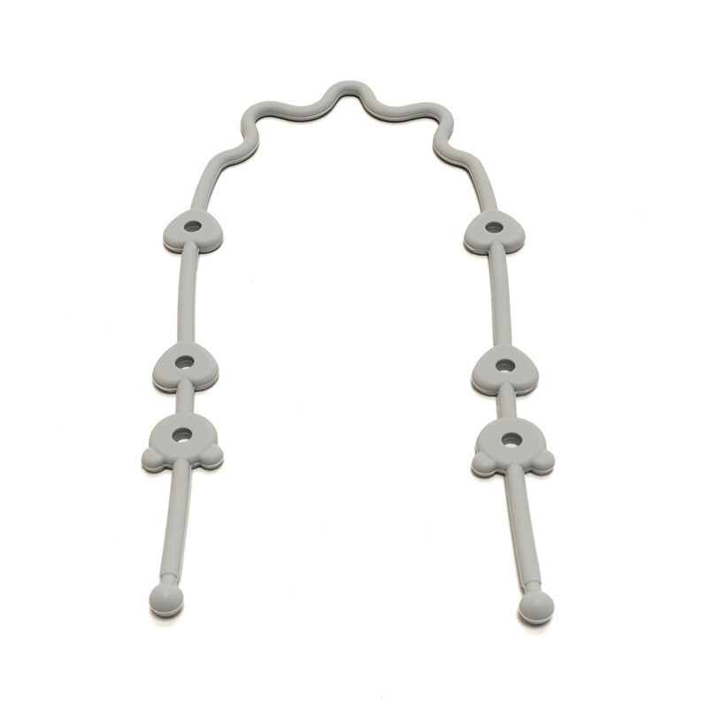 Silver gray (silicone anti-lost chain)