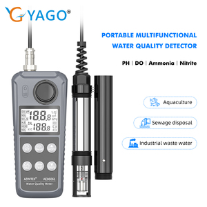 AE86061 6 <span class=keywords><strong>in</strong></span> 1 misuratore di nitrito di azoto ammoniacale allevamento di gamberetti ittici fai, test di test dell'acqua PH tester del contatore dell'acqua