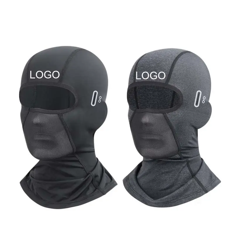 Custom Cooling Breathable mask for man One Hole Full face Cover Sun Protection cycling mask