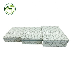 Scatola di imballaggio regalo rettangolare nidificato decorativo design personalizzato scatole di carta artigianali scatole di cartone - Product Image 5