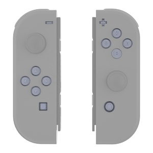 eXtremeRate New Hope สีเทาและใสเปลี่ยนชุดปุ่มจับซ้ายขวาแบบกําหนดเองสําหรับสวิตช์ Nintendo - Product Image 1