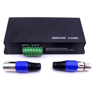 <strong>DMX512</strong> 12V-24V <strong>Decoder</strong> <strong>Led</strong> Digital <strong>Controller</strong> 4 Channel Dimmer DC - Product Image 3