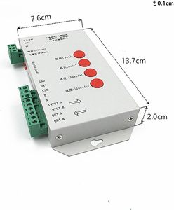 Карточный светодиодный контроллер пикселей DC5-24V для WS2801 WS2811 WS2812B LPD6803 2048 светодиодный контроллер - Product Image 2