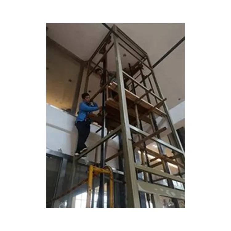 Professional Manufacturer 0.63M/S 320Kg Shaftless Home Elevator 4 Persons Residential Glass Elevator