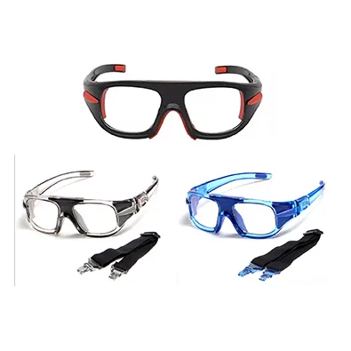 安全ゴーグル高品質プロモーション卸売屋外取り外し可能ストラップサッカーサッカーバスケットボールスポーツ眼鏡