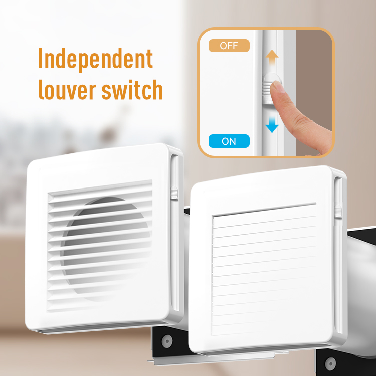 Independent louver switch