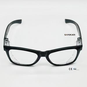 Ansi z87.1 عدسات جديدة شفافة لحماية العين ، درع جانبي أسود ، نظارات أمان للعمل - Product Image 1