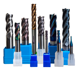 OEM/ODM End Mill HRC45 3 Flute Solid Carbide CNC Tools <strong>50mm</strong> Uncoated Bright CNC Flat Square End Milling <strong>Cutters</strong> for Aluminum - Product Image 2