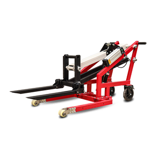 Portable Electric Hydraulic Forklift Curved <strong>Arm</strong> <strong>Loading</strong> and Unloading Truck Small Lifting <strong>Manual</strong> Stacking and Handling Truck - Product Image 1