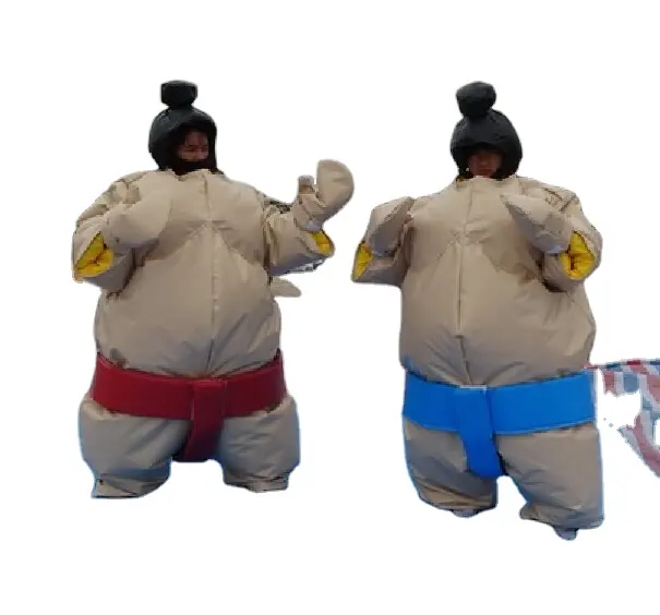 Gonfiabile lottatore di sumo gonfiabile costume di sumo wrestling vestiti di sumo per i bambini e gli adulti usano