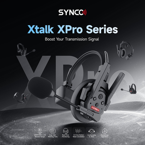SYNCO Xtalk XPro serie 2.4G sistema di interfono senza fili gratis riduzione del rumore auricolare per filmmmaking & trasmissione televisiva - Product Image 2