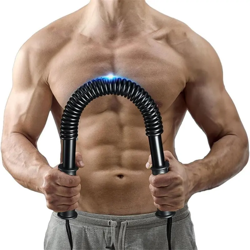 Heavy Duty Power Muscle Twister Hombro Pecho Abs Expansor Primavera Brazo Barra de fuerza