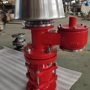 DN50 thép carbon dầu khí lưu trữ xe tăng chống đóng băng chống cháy nổ đôi ống thở Van hướng dẫn sử dụng điện - Product Image 1