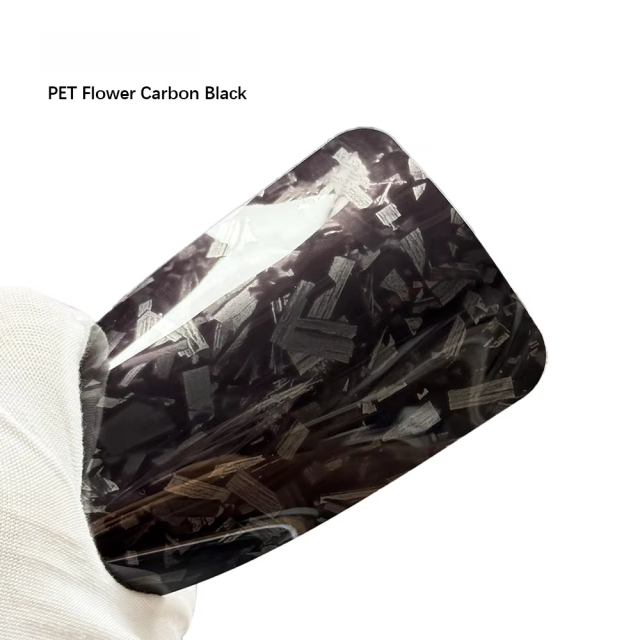 Noir de carbone pour fleurs en PET