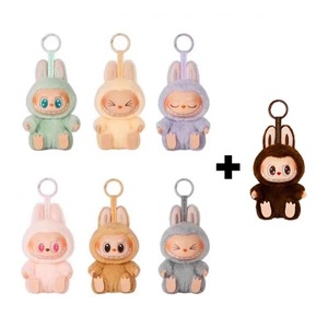 Labubu Blind Box Keychain PVC Plush Doll <strong>in</strong> Monster Theme POPMART <strong>Website</strong> Barcode Scanner <strong>Toy</strong> for Boys and Animal Lovers - Product Image 3