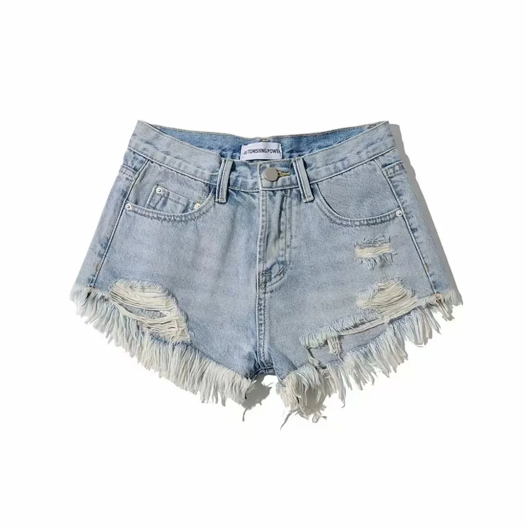 Eco-Friendly Adolescentes Meninas Roupas Sexy Criança Meninas Apertado Jeans Hot Shorts Calças