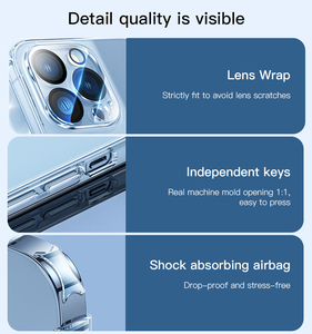 อัลตร้าบางใส TPU เจลเลนส์กล้องฝาครอบป้องกันกรณีโทรศัพท์สำหรับ iPhone - Product Image 6