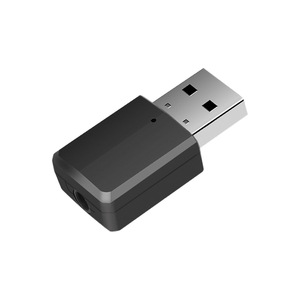 Doonjiey 2 in 1 USBワイヤレス5.0オーディオトランスミッター/レシーバーアダプター (TV/PC/カーグレースワイヤレストランスミッター/レシーバー用) - Product Image 1