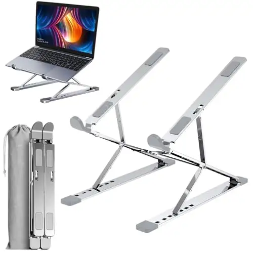Reno 2024 New Design Two Layer Aluminum Foldable N8 Laptop Stand for All Size Laptops