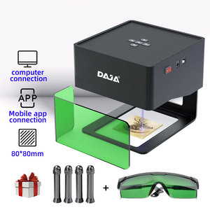 DJ6 Mini CNC DIY Laser Gravador 3W APP Portátil Controlado Logo Mark Impressora MDF Contraplacado Máquina De Gravura A Laser