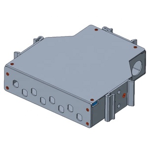 Caja de distribución de fibra óptica de 12 núcleos montada en riel DIN para interiores Caja de terminales FTTH dúplex 6 SC - Product Image 6
