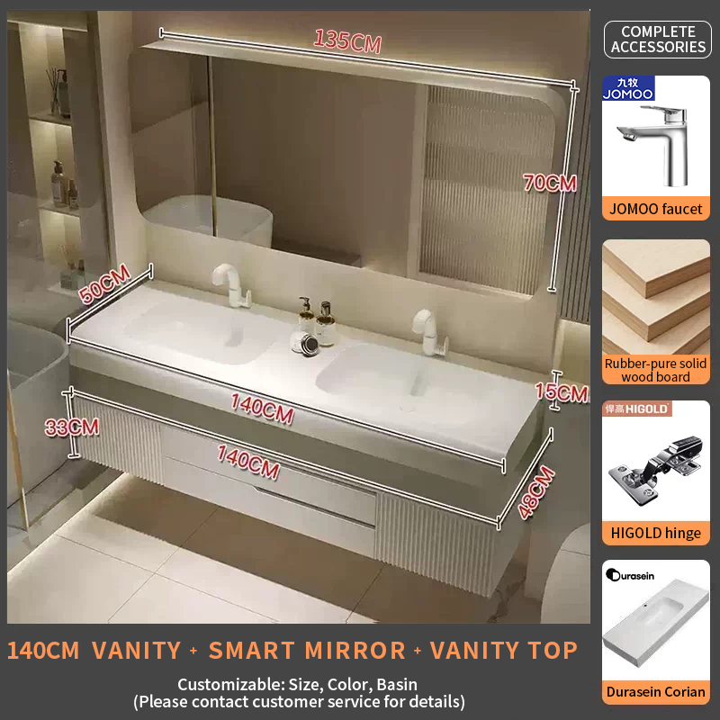 140Durasein Countertop + Smart Mirror