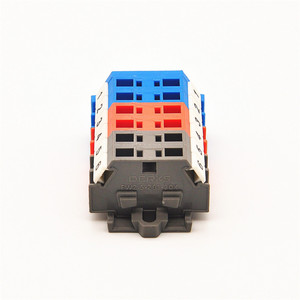 6.00间距快速连接端子块插入式，带灰色红色蓝色端子 - Product Image 5