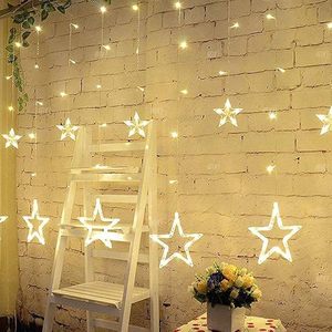 LEDスターストリング8機能防水ホリデーライト誕生日雰囲気ライトルーム寝室装飾カーテンストリングライト - Product Image 2