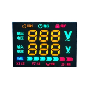 Maßge schneiderte Segment-LED-Anzeige mit unterschied licher Farbe 4-stelliges 7-Segment-Modul-Panel RGB