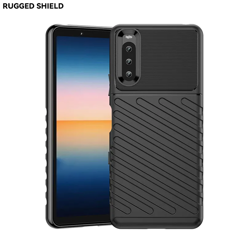 Protector resistente a prueba de golpes para móvil, funda trasera de TPU para sony xperia 10 III Lite