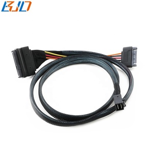 Mini <strong>SAS</strong> HD U.2 SFF-8643 to SFF-8639 NVME PCIe SSD Cable 12Gbps 0.8M for Mainboard Intel SSD 750 P3600 P3700 0.5M - Product Image 6