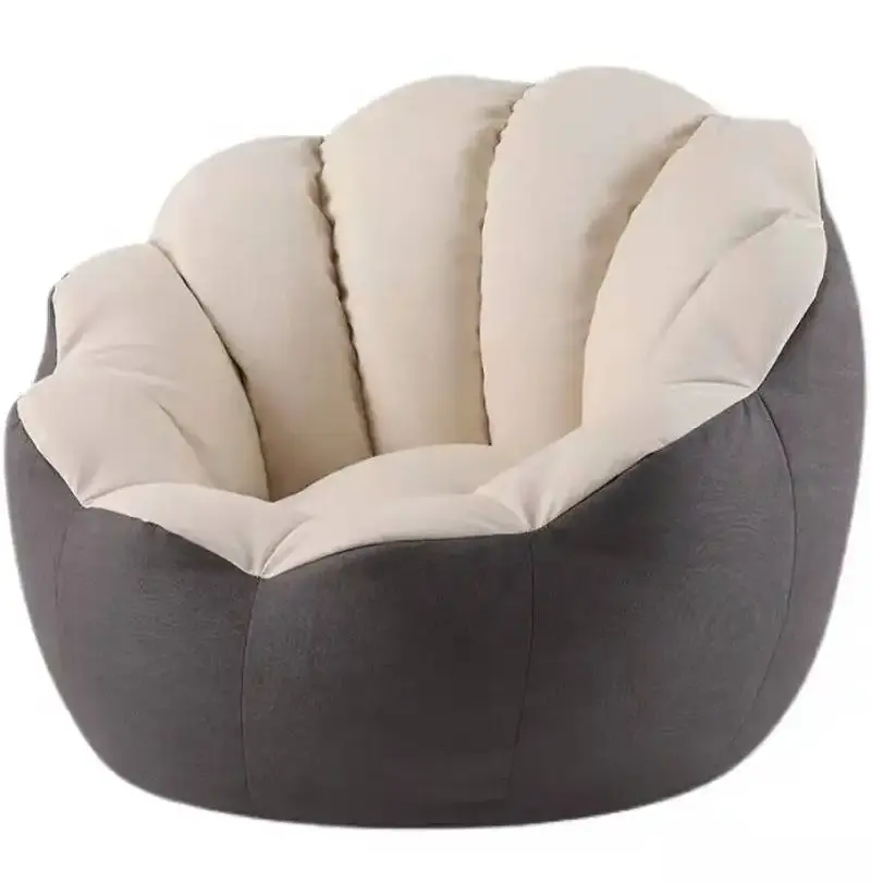 Bureau d'intérieur en forme de fleur personnalisé canapé paresseux Chaise longue souple pouf