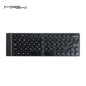 スマートフォンUsbタイプC用の最もスリムな3.5mmのMiPoWワイヤレスキーボード折りたたみ式キーボード - Product Image 3